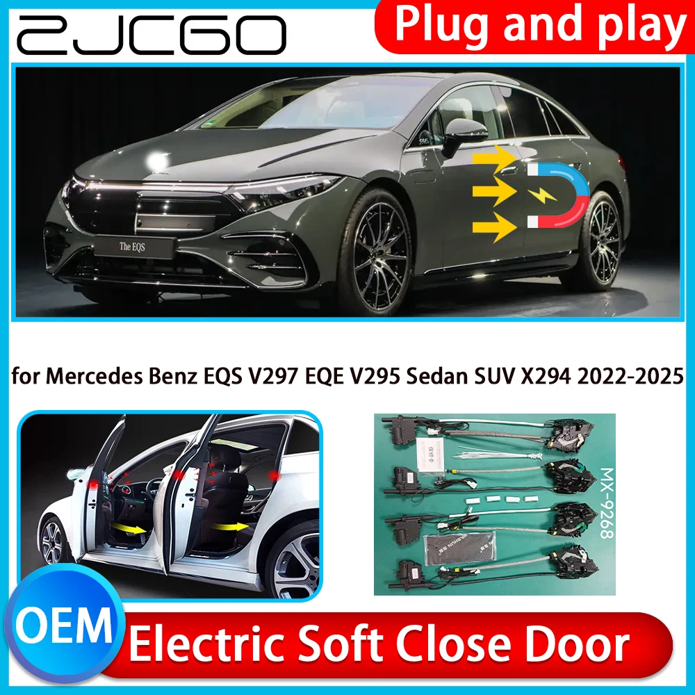 

for Mercedes Benz EQS V297 EQE V2954 Sedan SUV X294 Auto Pull Soft Close Kit Door Power Latch Electric Door Catch Soft Closing