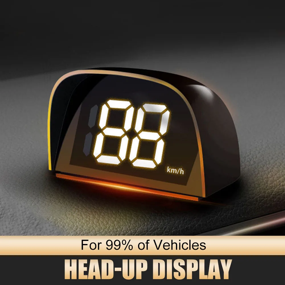 Universal Car GPS HUD 5V USB Head Up Display tachimetro digitale accendisigari Plug & Play Large Font KMH/MPH accessori Auto