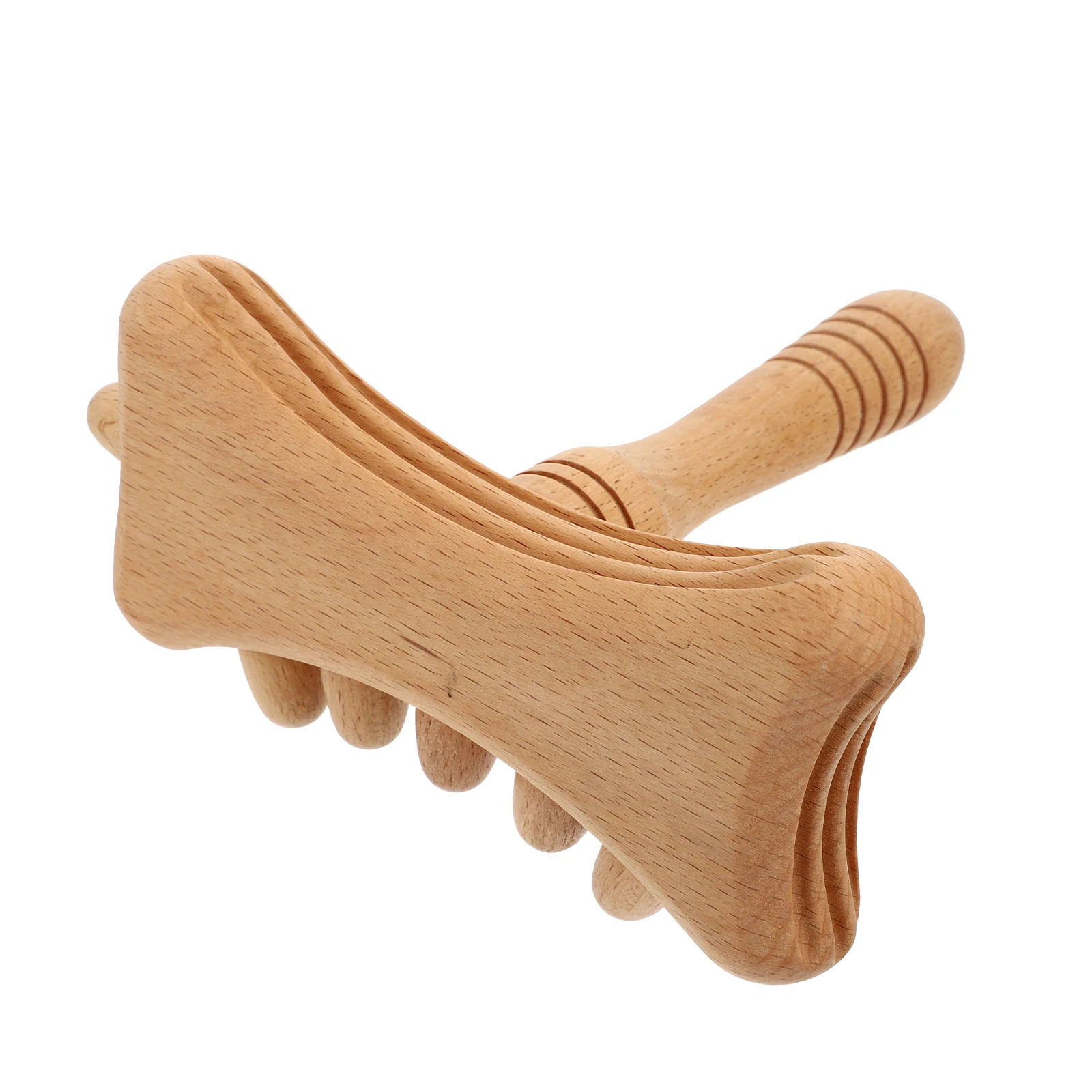 

Beech Guasha Stick Long Lasting Massage Tools Scraping Stick Body Roller Face Care Small Size Portable Muscle Pain