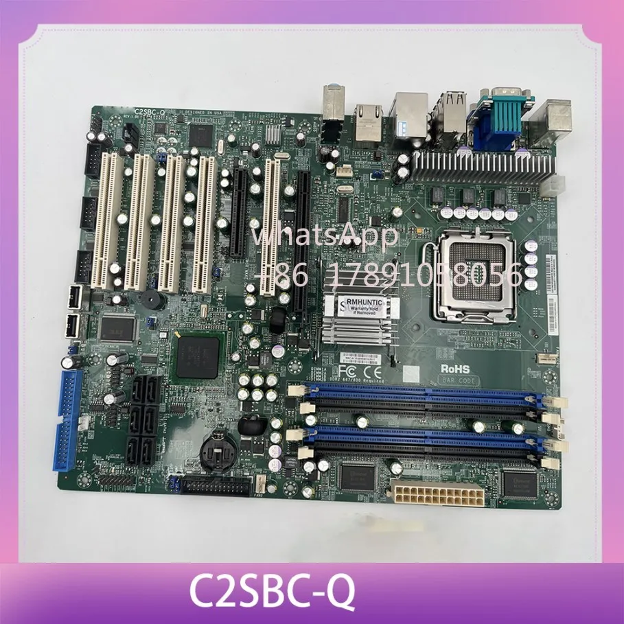 Server Motherboard For Supermicro C2SBC-Q LGA775 5*PCI Good Quality