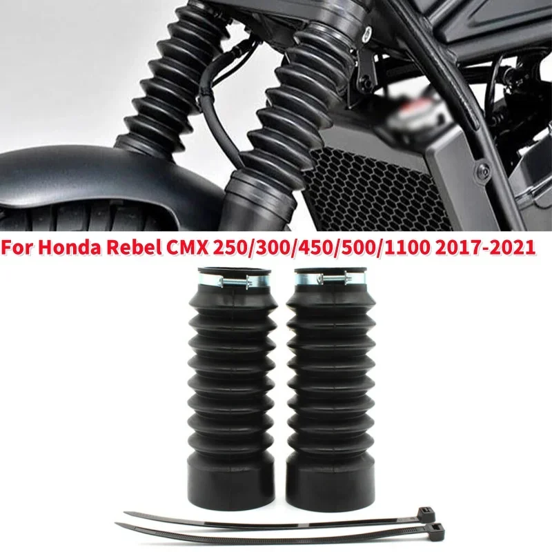

2pcs Motorcycle Front Fork Dust Cover Damping Shock Protective Cover For Honda Rebel CMX 250/300/450/500/1100 2017-2021