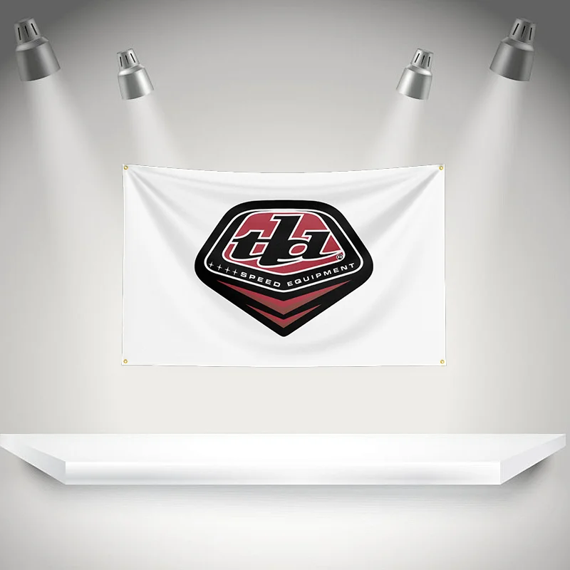 T-Troy lee design Flag Auto Parts Tools Banner   HD Printing Tapestry Exhibition, Car Fans, Garage Decor