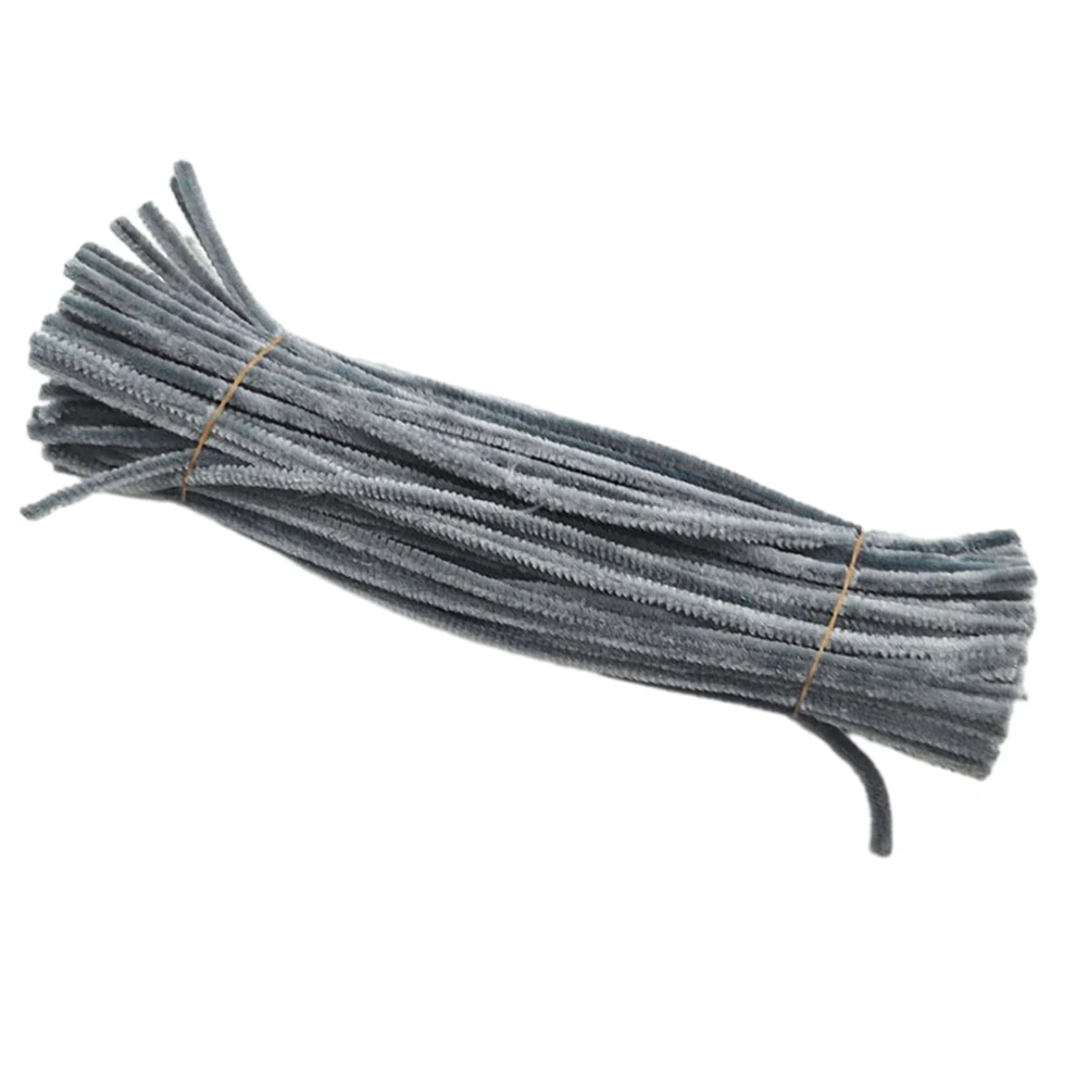 Crafters\\\' Delight 100pcs Vibrant Chenille Stems Pipe Cleaners 30cm Length 0 6cm Diameter Perfect for DIY Projects