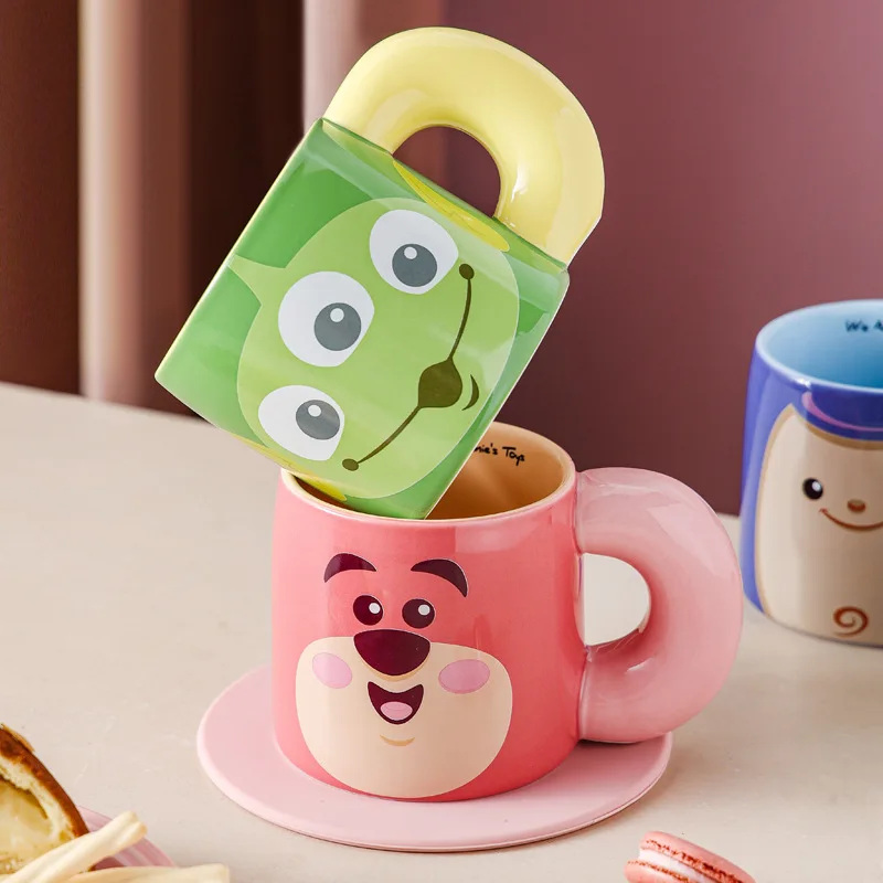 Disney Toy Story Dundun Cup Cartoon Household Ceramic Mug Exquisite Gift Coffee Cup Color Box