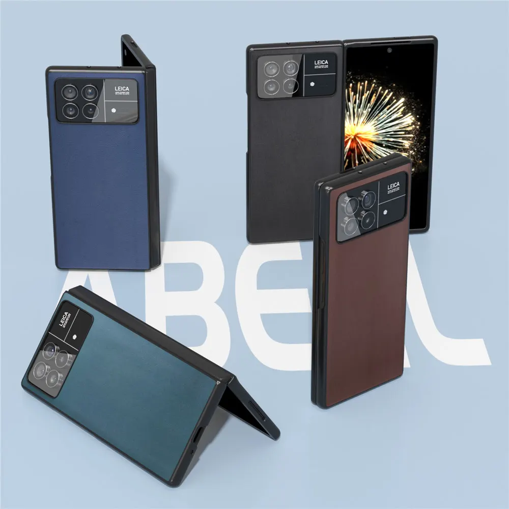 Оригинальный Тонкий чехол Abeel из натуральной кожи для Xiaomi MIX Fold 3 2 Ретро деловой защитный чехол