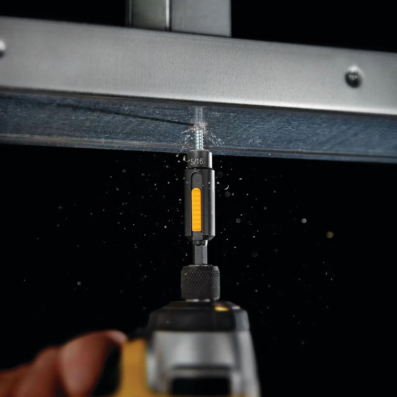 `DEWALT DT7430 DT7440 DT7450 8/10/13mm Magnetic Hex Nut Socket Driver Set 1/4