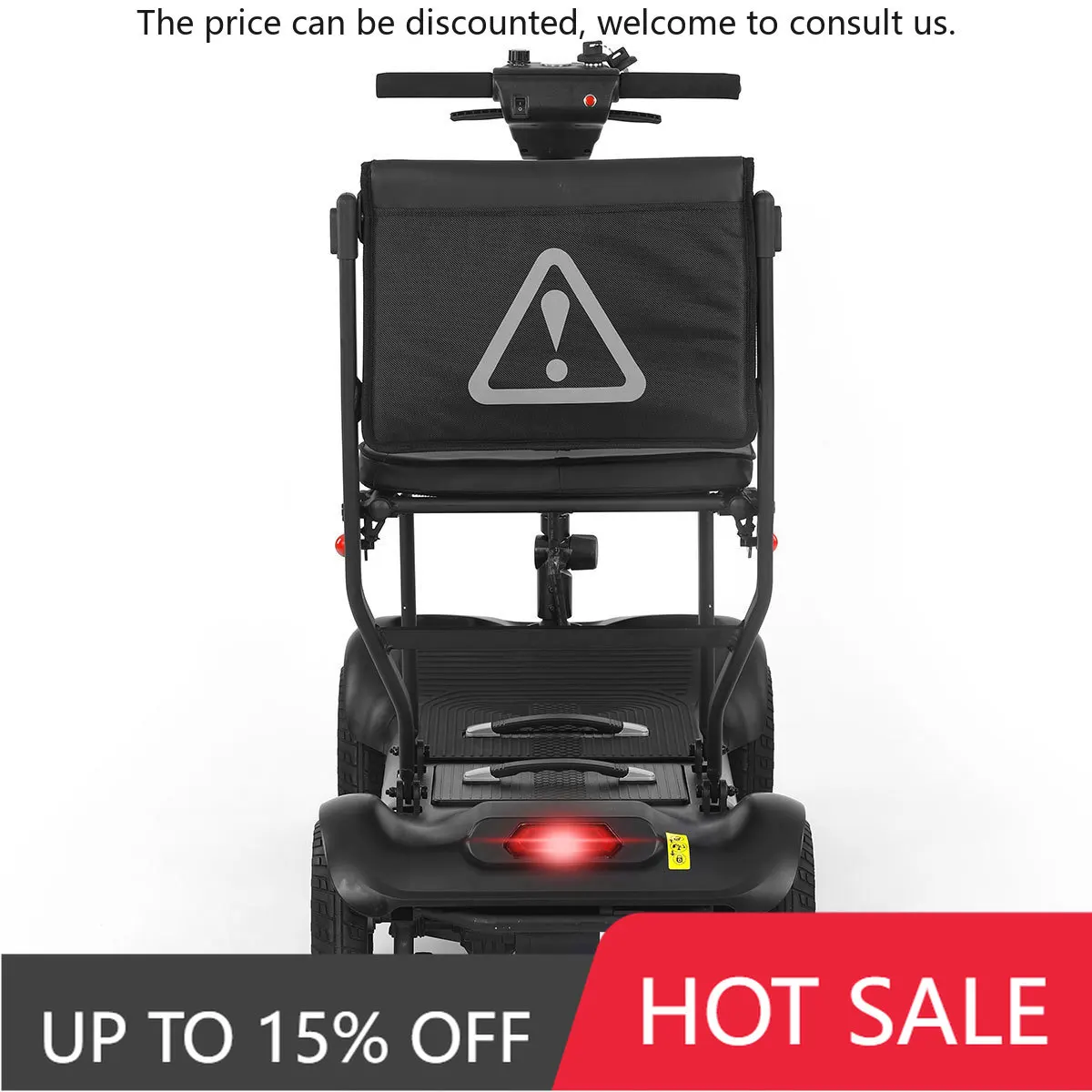 

Disabled Elderly Portable Travel Scooter All Terrain Foldable Compact 4 Wheel Mobility Scooter
