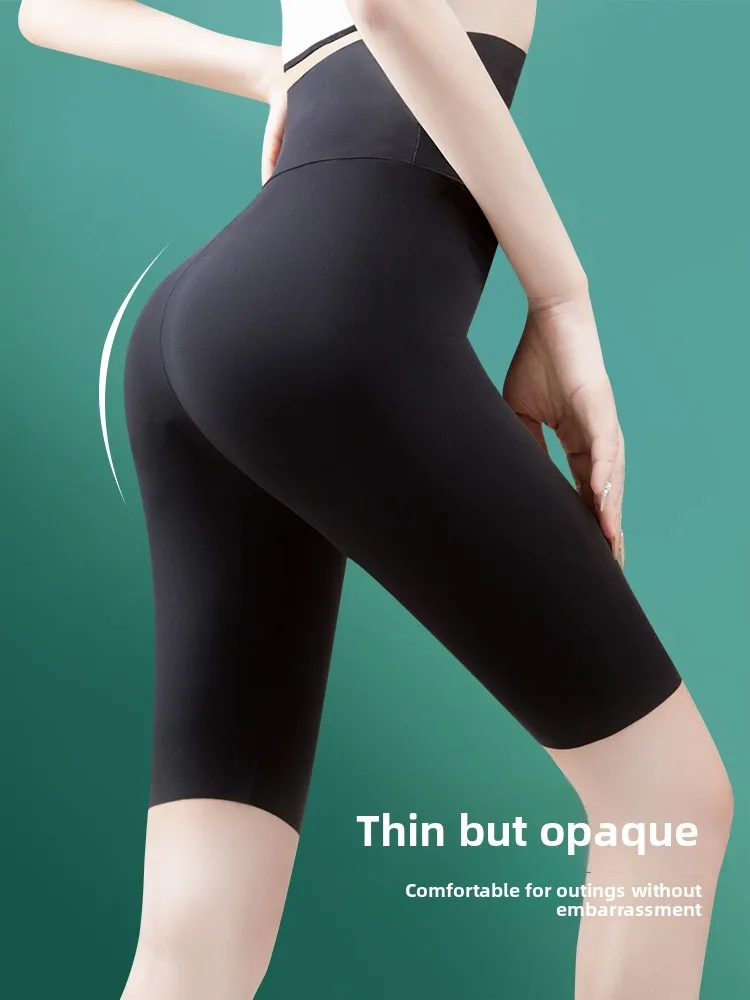 초박형 5부 아크스킨 팬츠 여성용 여름 야외 활동용 타이트 블라 베이스 레이어 사이클링 요가 팬츠 플러스 사이즈...