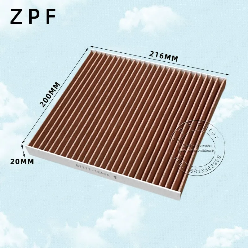 B7277-1EA0A Cabin Air Filter For NISSAN 370Z Fairlady Z VQ37VHR VR30DDTT Z34 HZ34 B72771EA0B AY684-NS029 N1341026 Factory Outlet