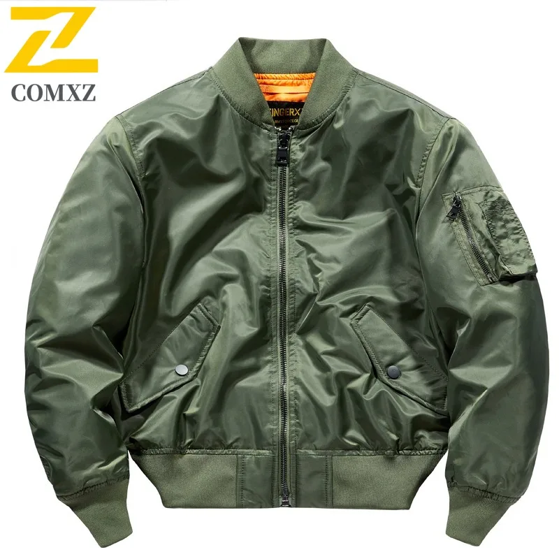 

COMXZ Men Chaqueta Multi Pocket Edgy Windproof Outdoor Running Fly Fishing Hunting Lightweight Outerwear Solid Color Jacket