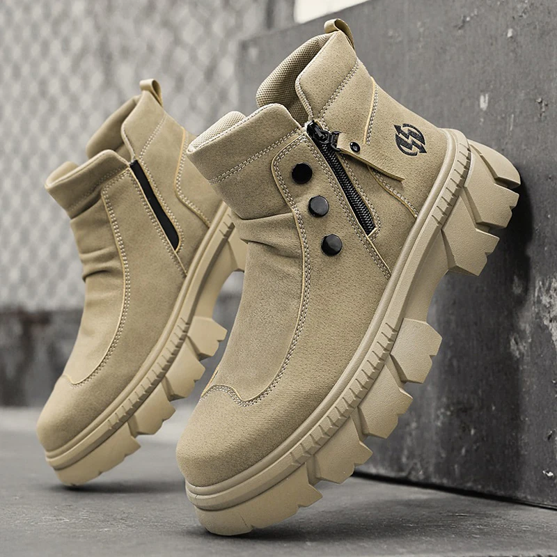 

Мужские кожаные ковбойские сапоги. Удобные дышащие ботинки в стиле вестерн для верховой езды и повседневной одежды.