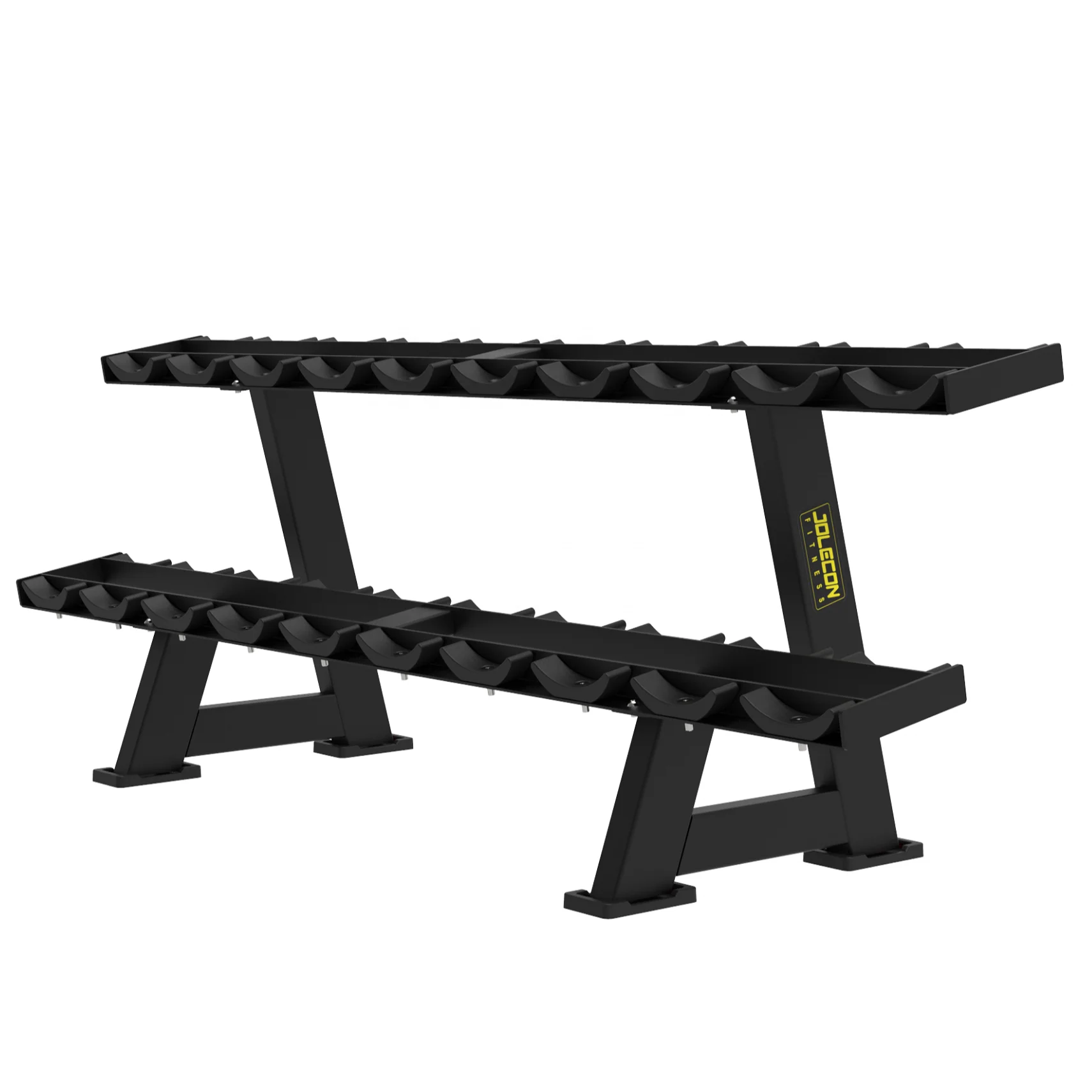 

Коммерческая настройка, набор гантелей, стойка для китайской фабрики, оптовая продажа, прямая вертикальная стойка для гантелей, 2-уровневая