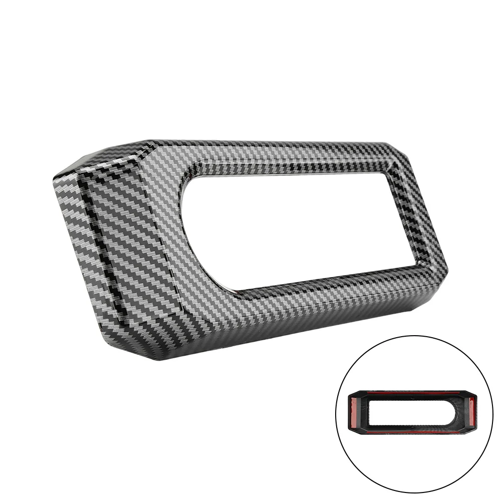 

Carbon Fiber Adjust Button Panel Trim Central Console Switch Panel Cover Interior Compatible with Polaris Slingshot 2020-2024