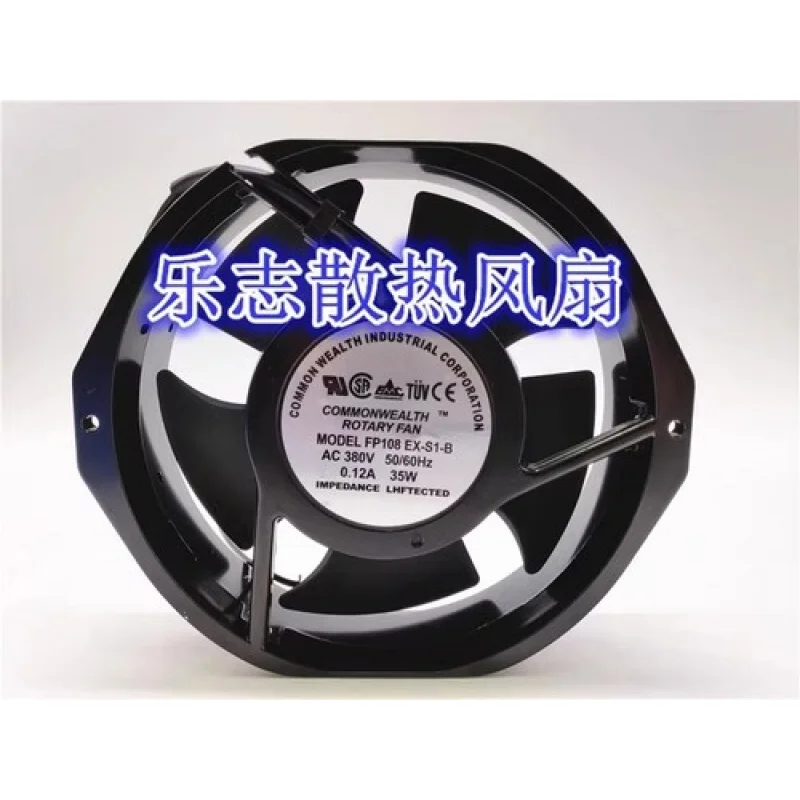 

C for CAMMONWEALTH FP108EX-S1-B AC380V 0.12A 35W 17238 Metal Cooling Fan