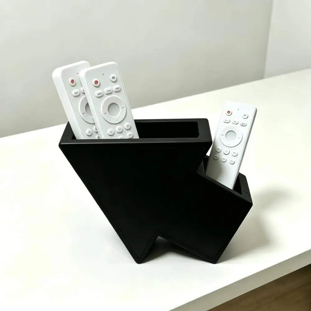 Arrow Shape Decoration 3d Printed Storage Box 3d Printed Arrow Desk Organizer with 2 Compartments Remote Control Holder Pen