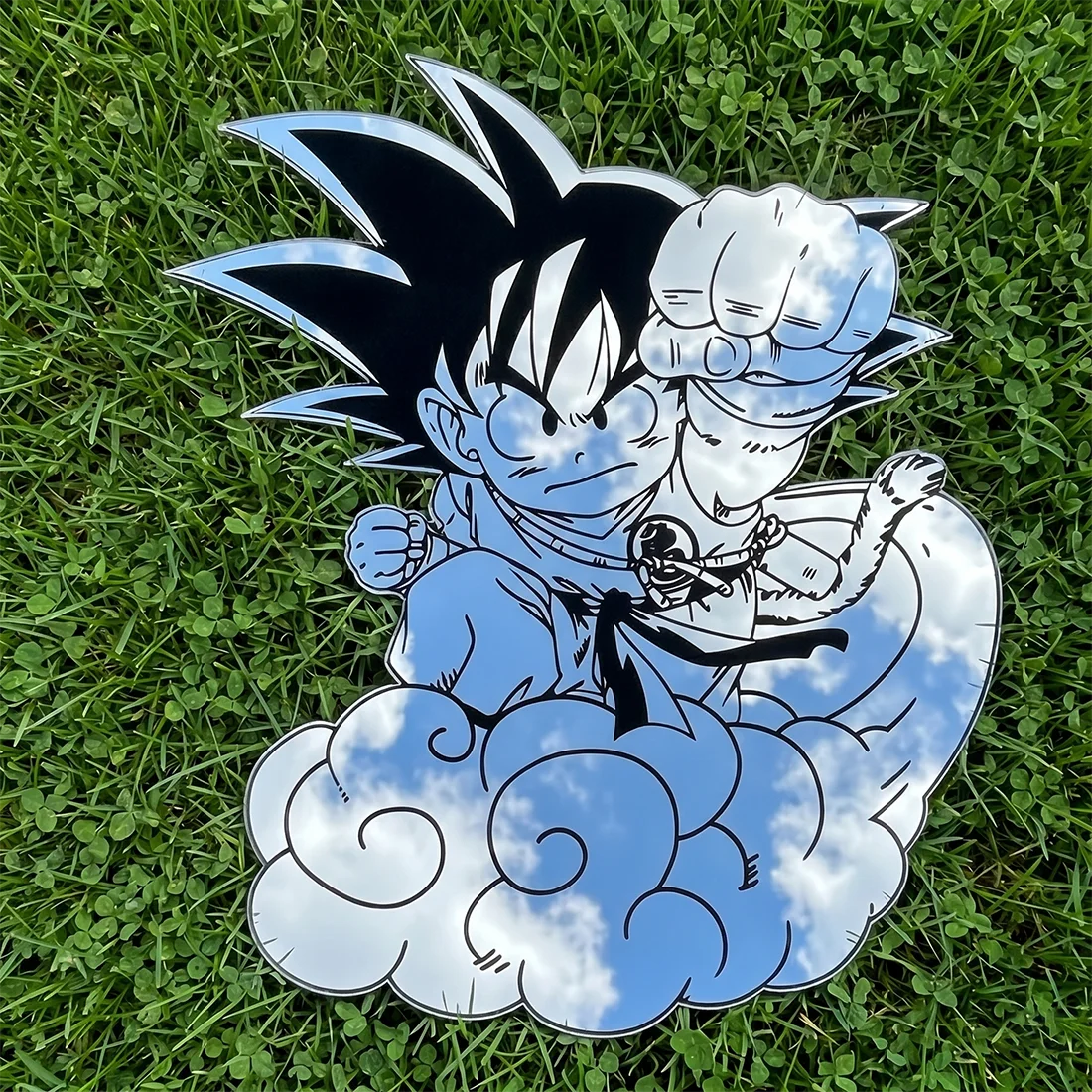 

Зеркало DB Kid Goku Kinto-un: Акриловое самоклеящееся декоративное настенное зеркало для фанатов, украшение для спальни, подарок