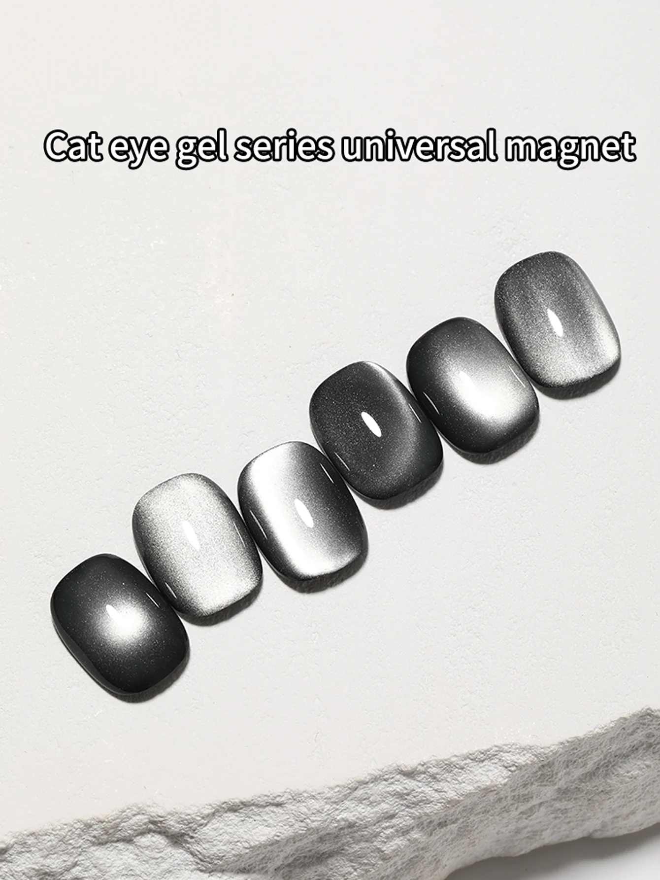 Holzmaserung Anti Drop Starker Magnet Saug Cat Eye Nagel Gelpoliermittel Spezielles zylindrisches starkes magnetisches Saugstein-Nagelwerkzeug
