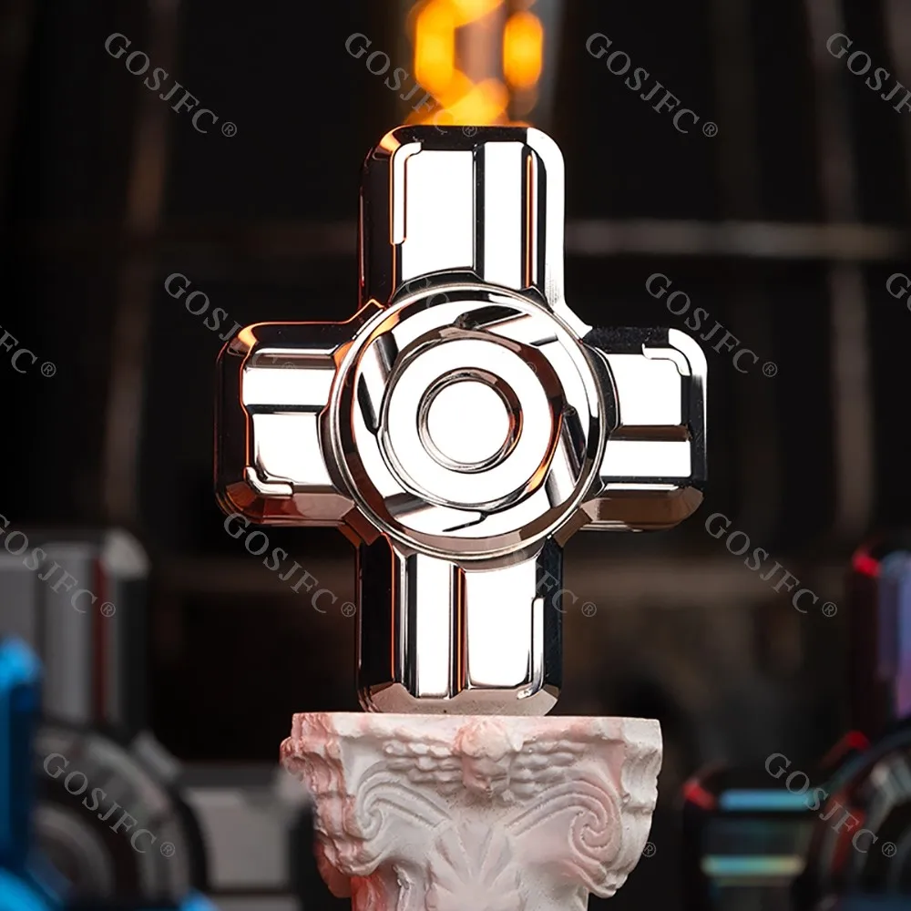 TQEDC 2.0 bricolage Fidget Spinner Rotation mécanique métal EDC clou ouvert Gyro Fidget jouets pour adultes