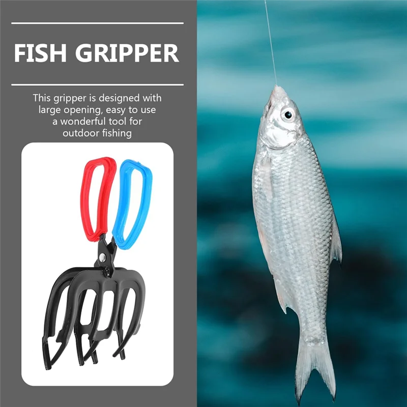 

A18E-2Pcs Fish Control Device Fishing Gadgets Fishing Supplies Fishing Gear Fish Lip Gripper Fishing Kit
