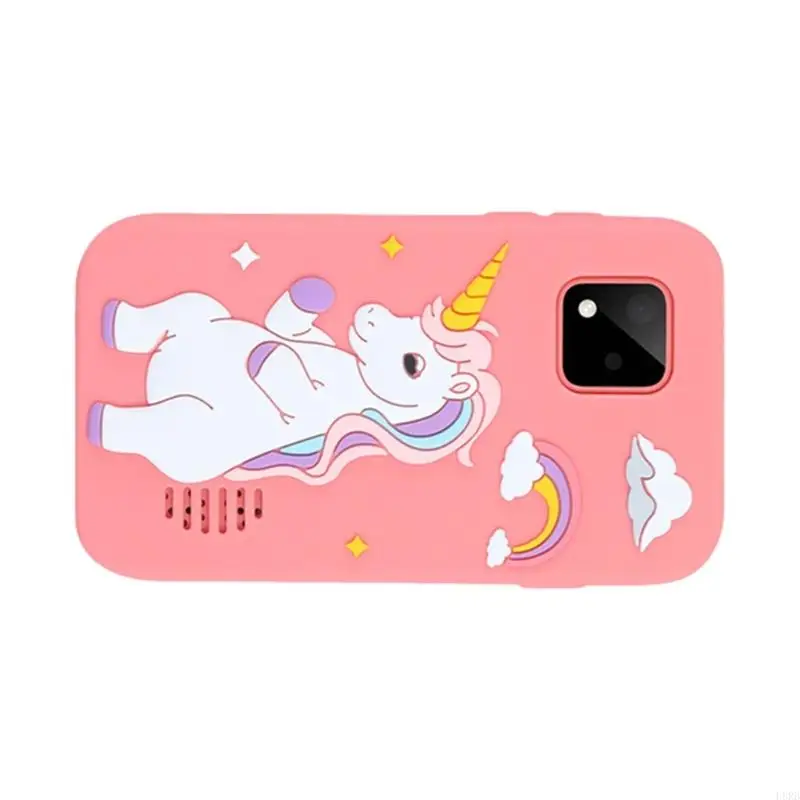 Interactive Screentouch Digital Camera Phone Toy USB Rechargeable Encourages Toddler Creativity Activity L8RB