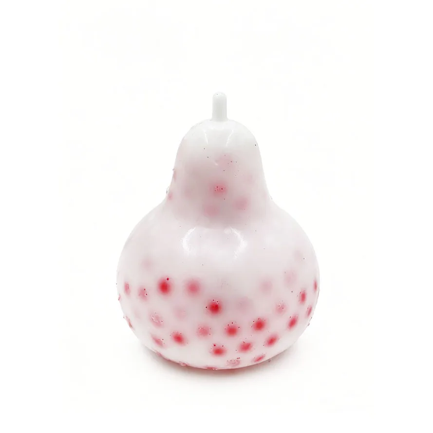 Bonito pêra mole espremer espinhas alívio do estresse fidget diversão silicone pitada frutas compulsão ventilação para adulto anansiedade brinquedo fidget