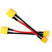 1/2/5Pcs XT60 Plug to XT90 Connector Adapter Charge Cable Lead Wire 14awg 10cm for ISDT Style Chargers