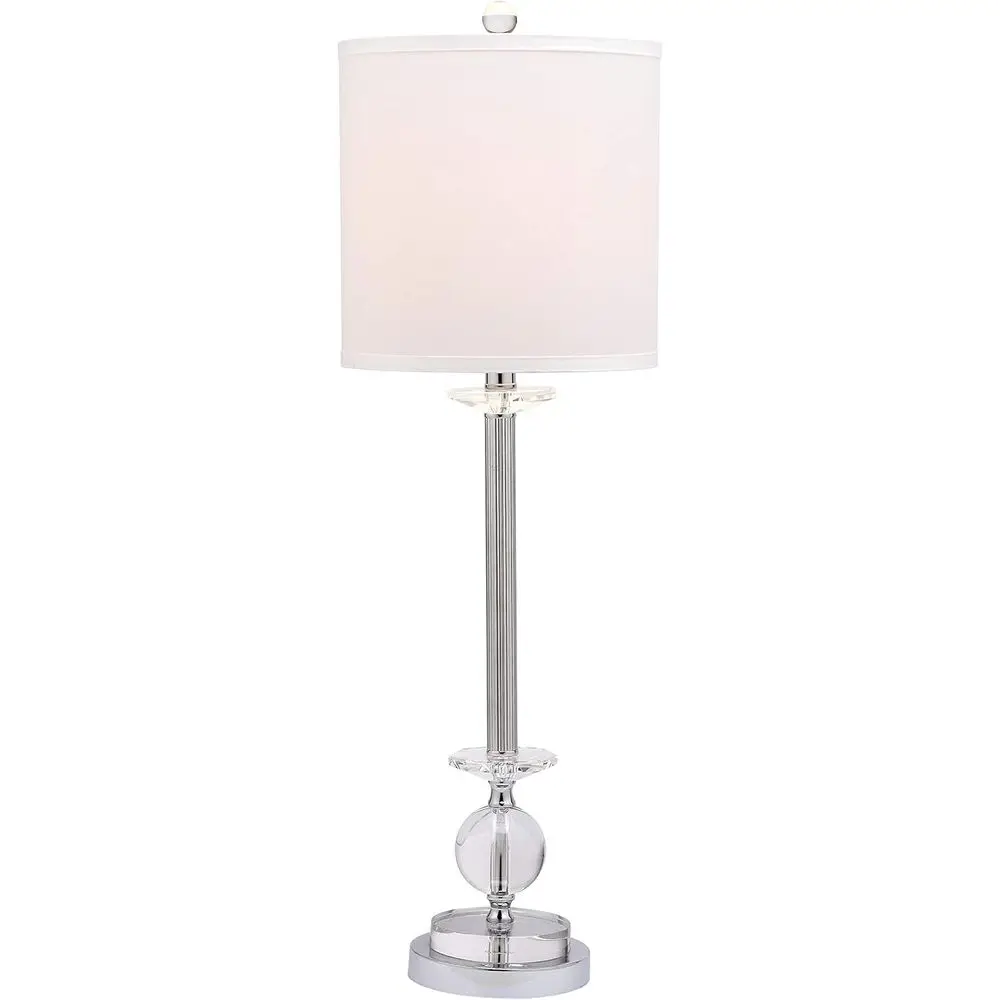 SAAVIEH Lighting Collection Marla ern Crystal Candlestick 31-inch Bedroom Living Room Home Oice Desk Nightstand Table Lamp Set o