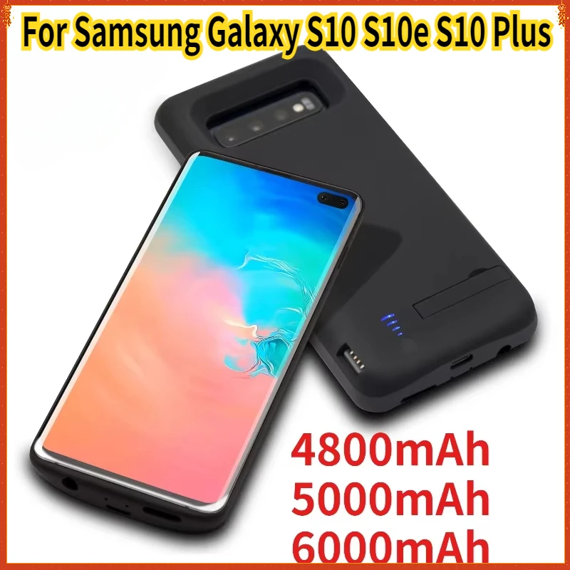 

For Samsung Galaxy S10 S10e S10 Plus Battery Charger Case Battery Case Batterie 6000mAh Externe Charging Cover Powerbank Case