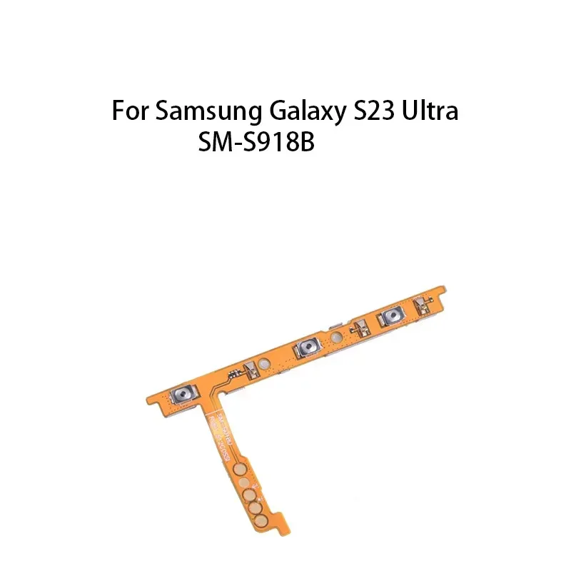 Power ON OFF Mute Switch Control Key Volume Button Flex Cable For Samsung Galaxy S23 Ultra SM-S918B