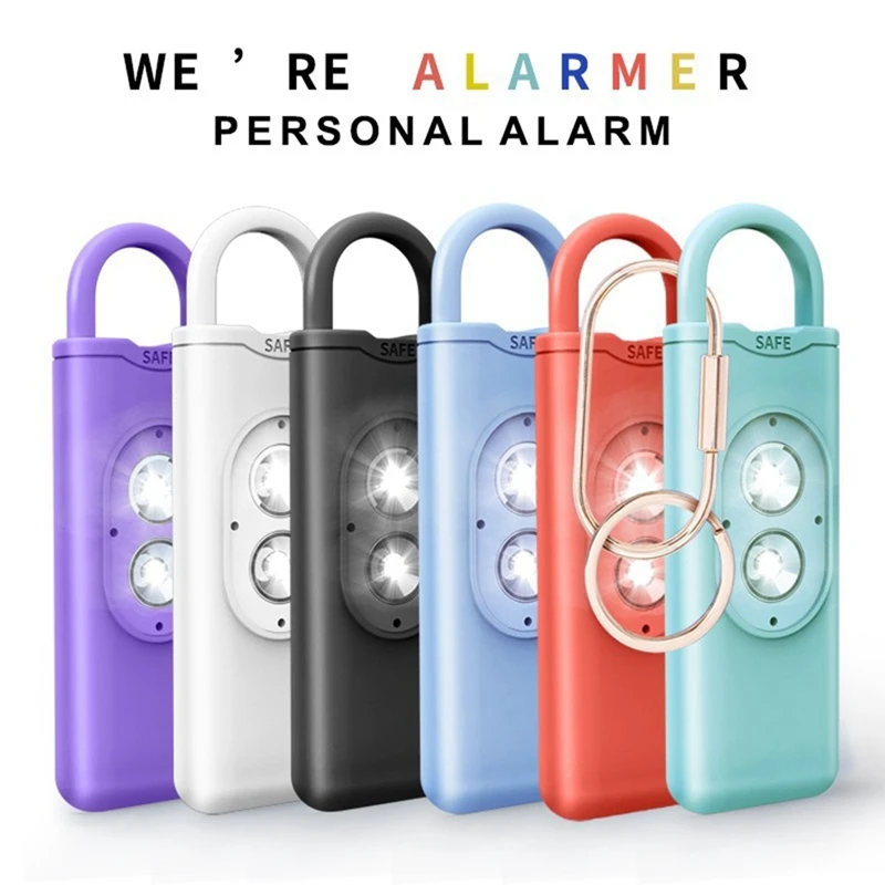 Alarm 130DB Anti-Wolf Alert For Girl Child Women Carrying Scream Loud Panic Alarm Emergency Alarm Keychain