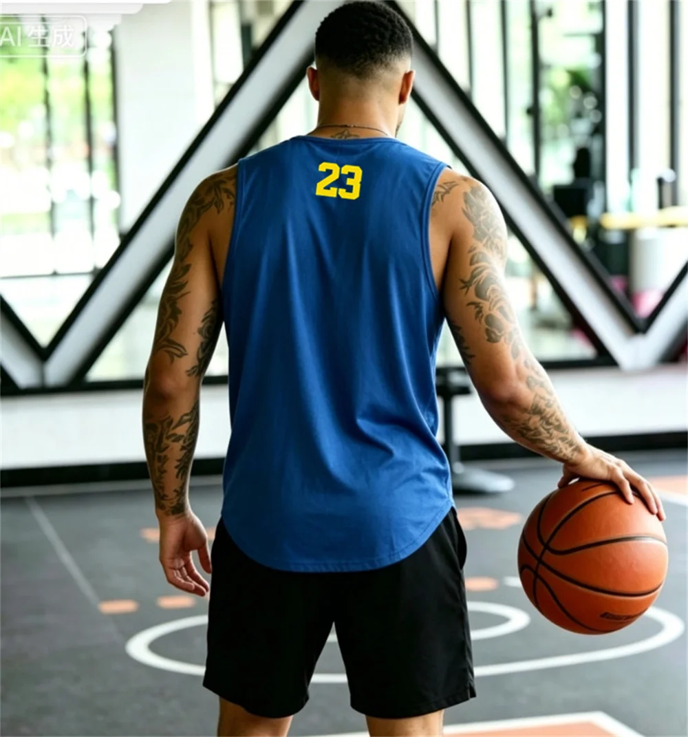 2026 Sports Gym Basketball Players Quick drying Breathable Mesh Tank Top