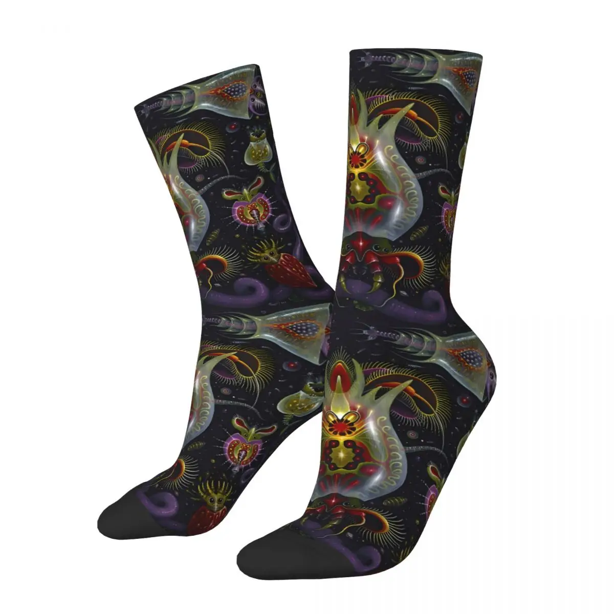 Strange Fish Sock Printed Man Polyester