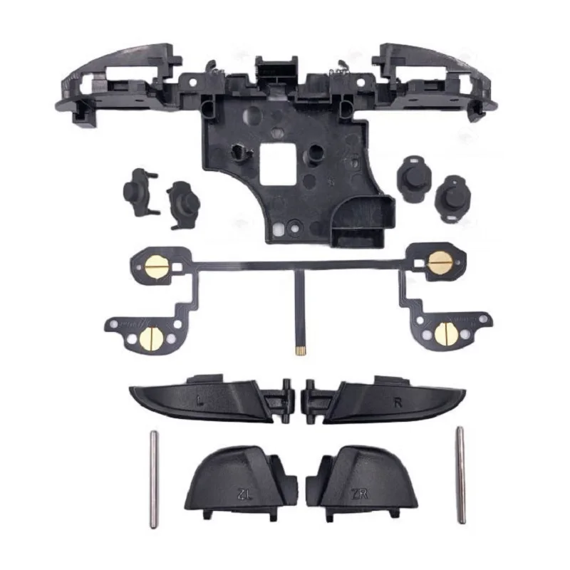 1set di pulsanti LR ZL ZR sinistro destro con pellicola conduttiva e sostituzione della staffa per Controller Nintend Switch Pro NS