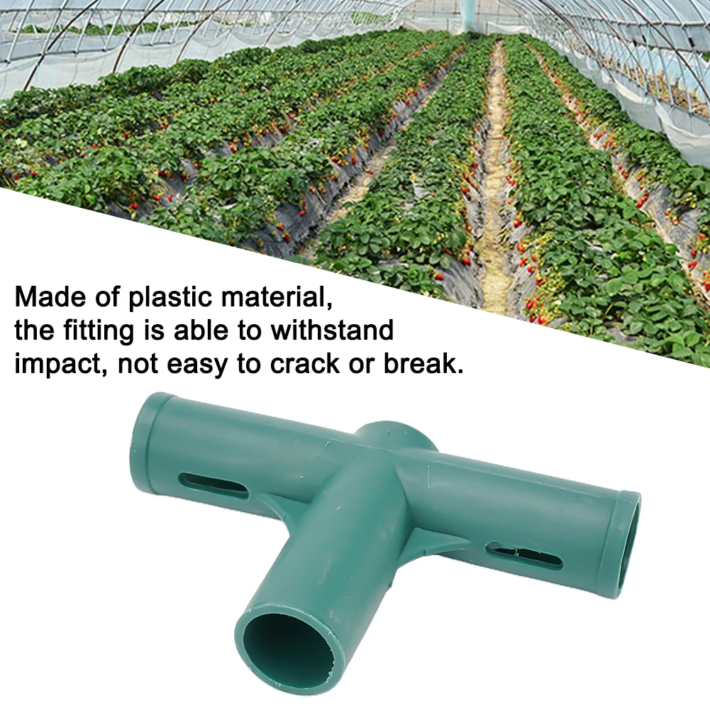 8pcs Greenhouse Frame Joint Connector 19mm Heavy Duty Pipe Frame Awning Bracket Clamp Connectors Kit Garden Buildings Tube Clips