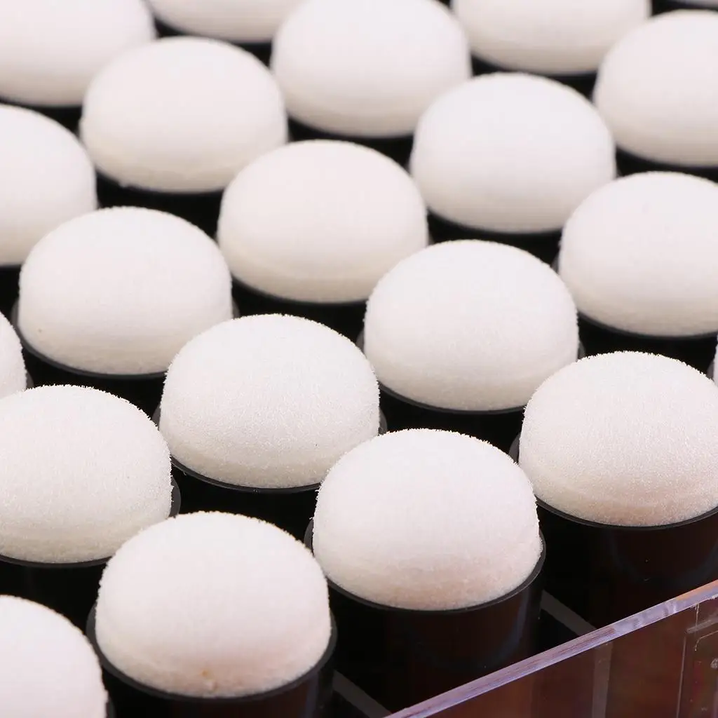 손가락 스펀지 도버 페인팅 스탬프 쿠션 스탬핑 브러시, 40 개