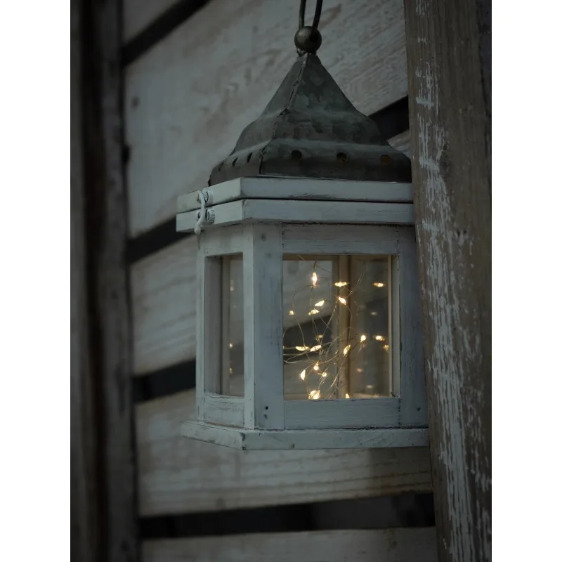 

Gardening decoration solid wood box old wrought iron glass wind lamp lantern candlestick ornament photography