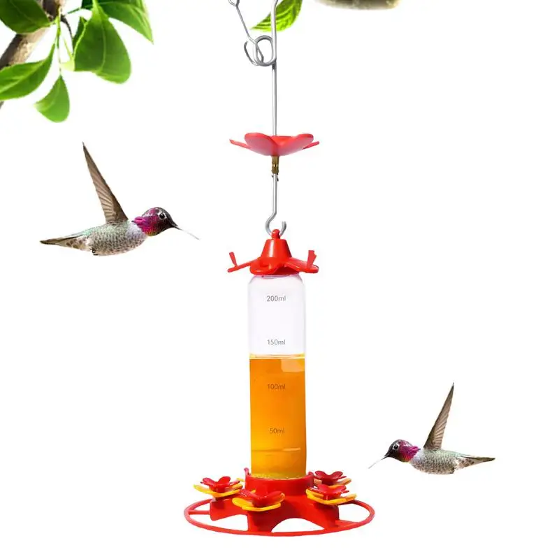 

Bird Feeding Device Leakproof Finch Feeder For Outside Automatic Bird Feeding Device Garden Backyard Decoration For Finch