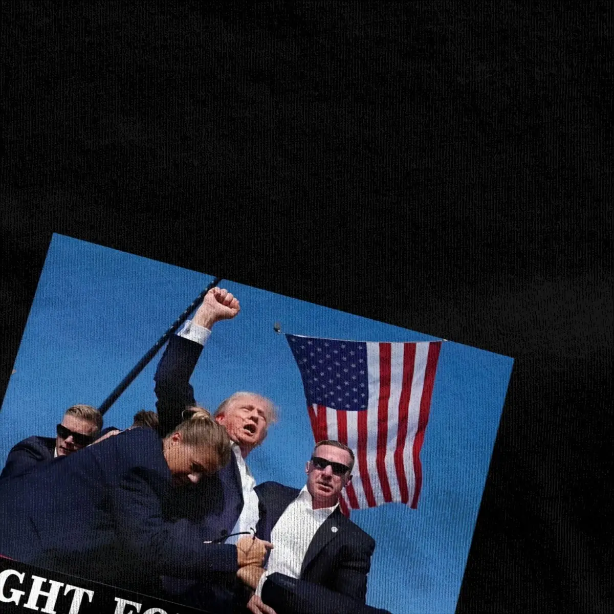 Men Trump Assassination Donald Trump Shooting Fight For America T Shirt Cotton Top TShirt O-Neck Trend Loose Tshirt Plu Size 6XL