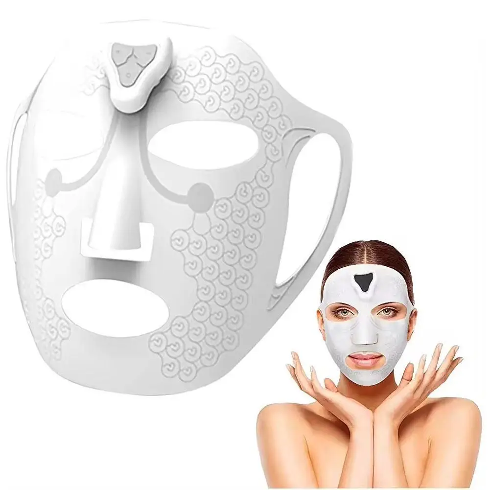 Electronic Facial Mask Face Lifting Vibration Massager Beauty Anti Skin Wrinkle Moisturize Mask Face Mask Machine Z7O7