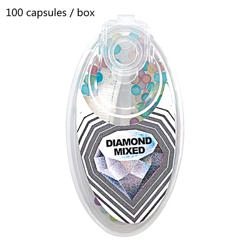 100 Pcs Mint Menthol Aroma Capsules Easy to Carry For Holder Accessories Many Flavours Available for Birthday