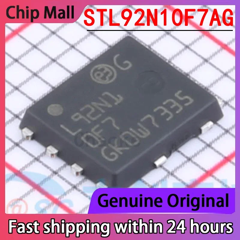 

1PCS New Original STL92N10F7AG L92N10F7 Package DFN5X6 Field-effect Transistor (MOSFET)