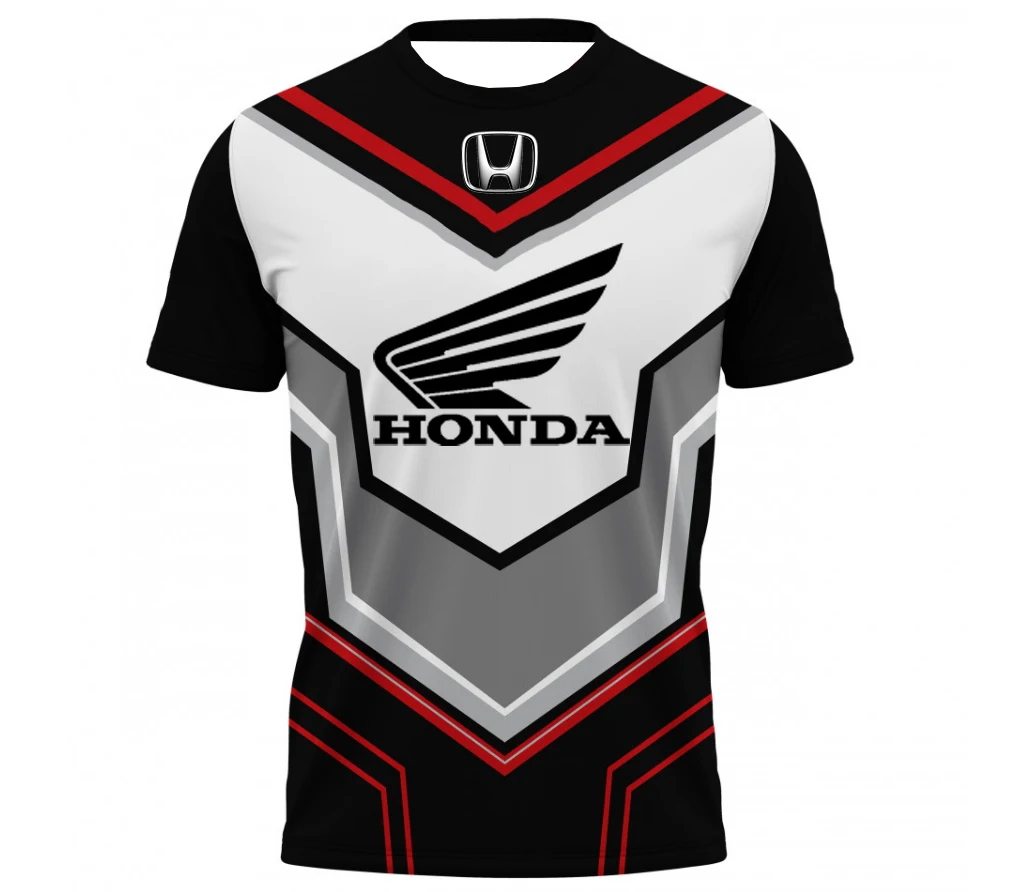 

Men Summer Honda Quick Dry And Breathable Racing Motorcycle Biker Jersey Sportswear Short Sleeve Lightweight Outdoor T-shirt