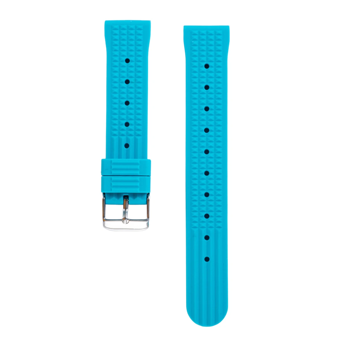 FKM-Gummi-Waffel-Uhrenarmband, 18 mm, 20 mm, 22 mm, Fluorkautschuk, universell, wasserdicht, bequem, Sport, Schnellverschluss-Uhrenarmbänder – Detail 9
