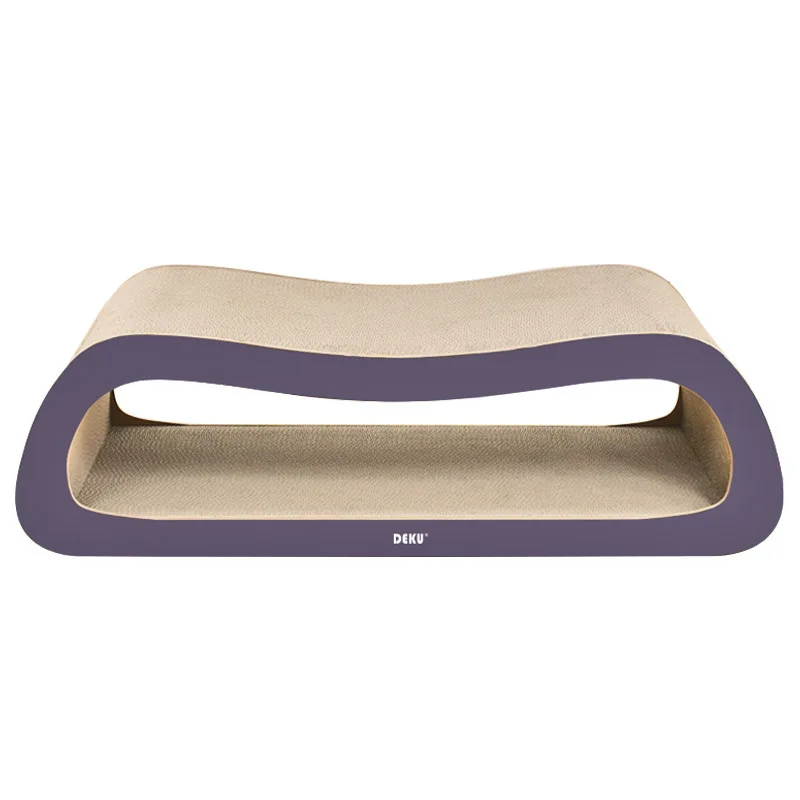 

Deku 1 meter oversized corrugatedscratching board is not easy to drop crumbs and there are many fat cats.