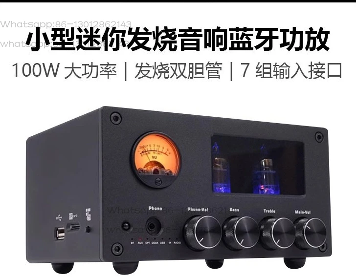 M7N Desktop Small Mini Fever Audio Bluetooth Power Amplifier Home Power Tube