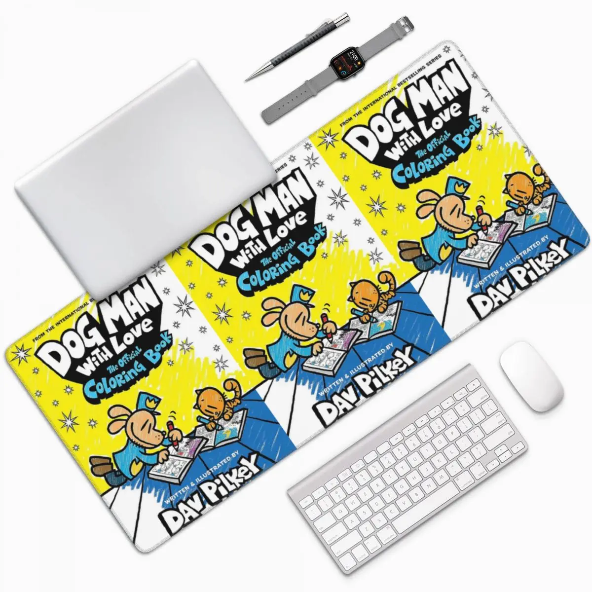 

Большой коврик для мыши Dog Man With Love, коврик для мыши, компьютерная клавиатура, коврик для мыши, геймерский коврик для ноутбука, офисные аксессуары, настольные коврики