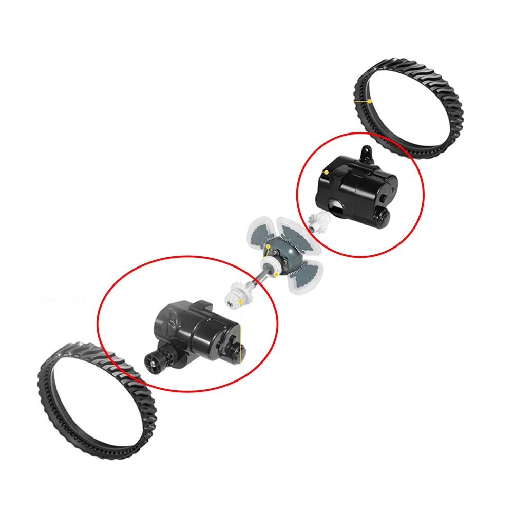 2pcs R0524700 Side A And R0524800 Side B Direction Control Devices For Baracuda MX8/MX6 Series In Ground Automatic Pool Cleaner