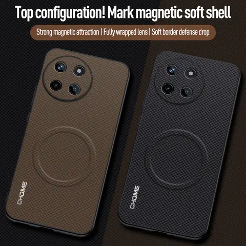 Mark Pattern Hard PC TPU Case,Ultra Thin Wireless Charging Design Hard Skin Case For Realme 11 4G