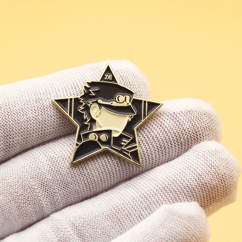 jojo Bizzare Adventure Enamel Pins Adventure Game Badges Lapel pins Brooches Women Men Jewelry Accessories For Gifts