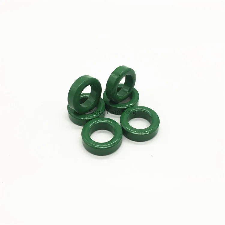 5PC Mn-Zn High Conductivity Green Ferrite Core Ring 22*14*6.5mm  Anti-Parasitic Toroide Toroidal Bead Coil  Ferrous Suppression